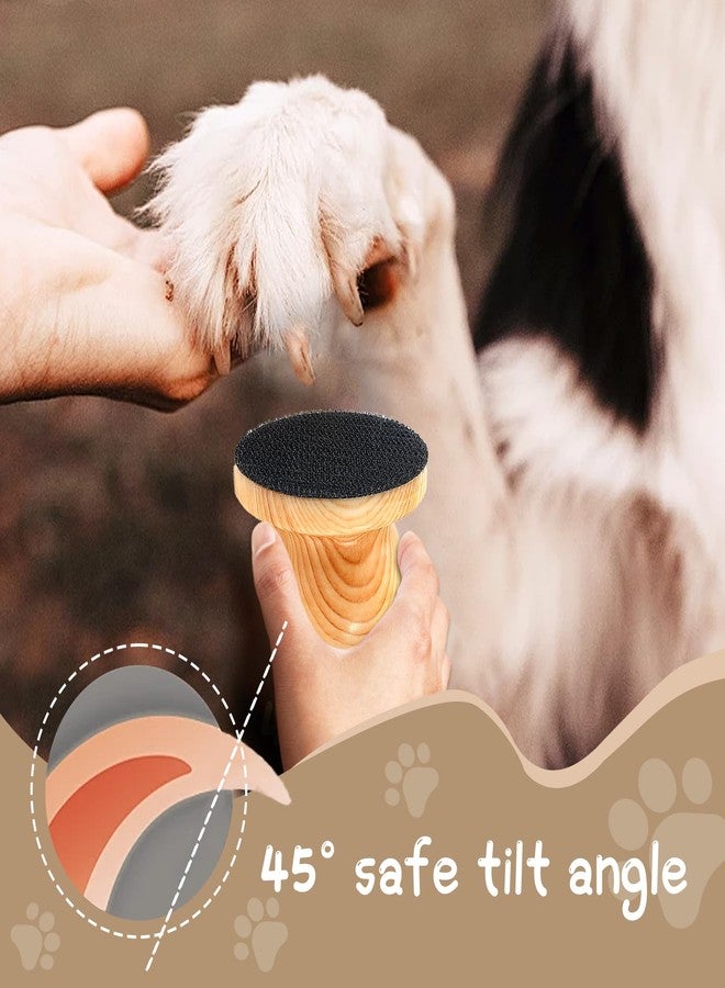 DAWZMR DAUNZMR Dog Nail File with 4 Pcs Replaceable Sandpaper, Nail Grinder Board for Dogs & Cats - Image 3